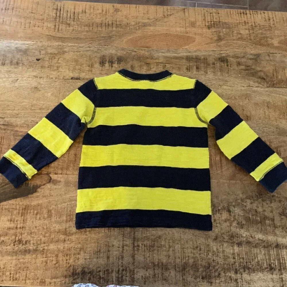gymboree shirt boys 3t Black yellow stripe